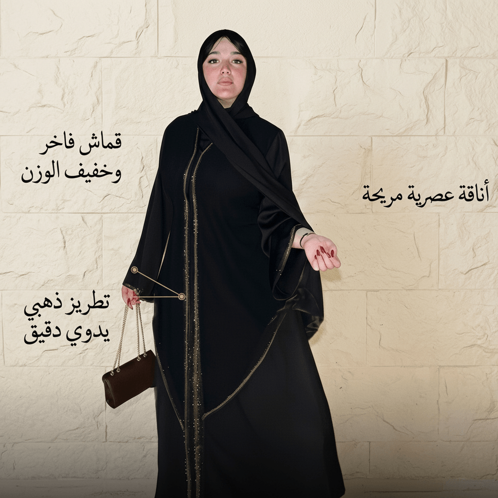 8girls Luxury Abaya – Premium TikTok Fabric